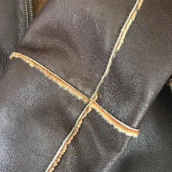 NOT FOR SALE - Rem Garson Leather and 100% Shearling Jacket - Picture 4 of 8